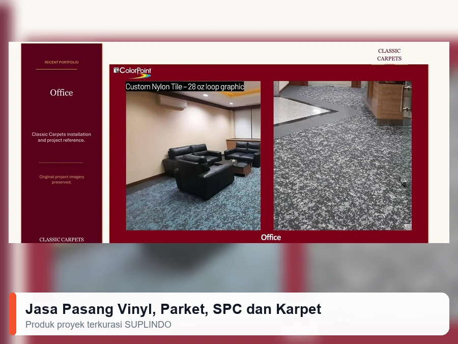 Jasa Pasang Vinyl, Parket, SPC dan Karpet