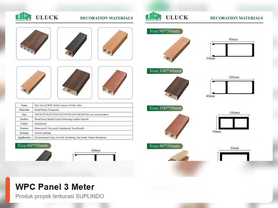 WPC Panel 3 Meter