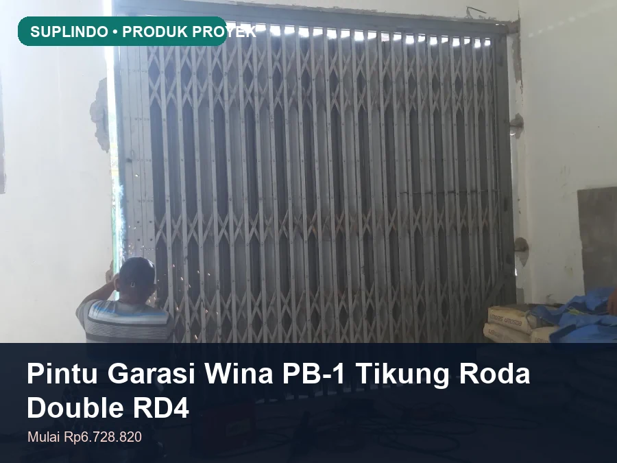 Pintu Garasi Wina PB-1 Tikung Roda Double RD4
