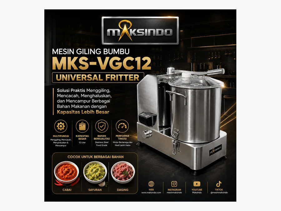 Universal Fritter Maksindo MKS-VGC12 12 Liter