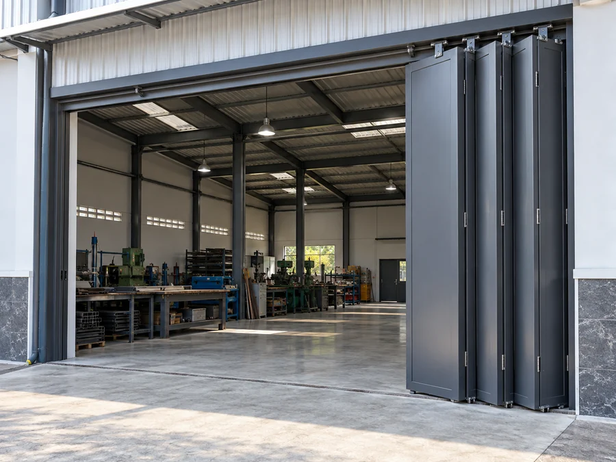 Pintu Folding Panel Besi