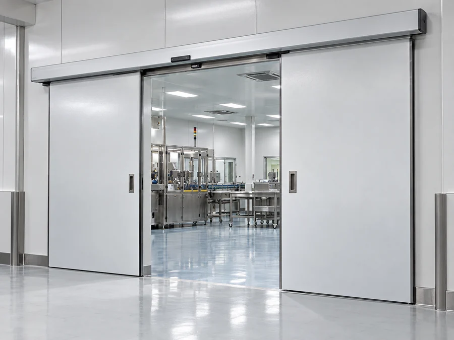 Pintu Sliding Otomatis Besi