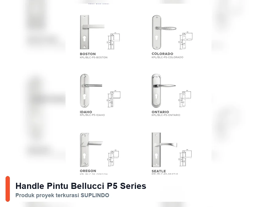 Handle Pintu Bellucci P5 Series