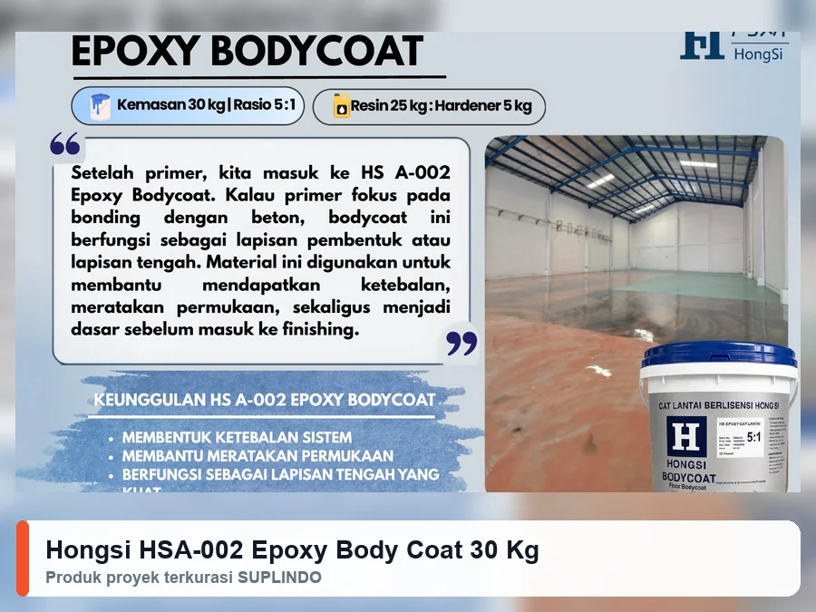 Hongsi HSA-002 Epoxy Body Coat 30 Kg